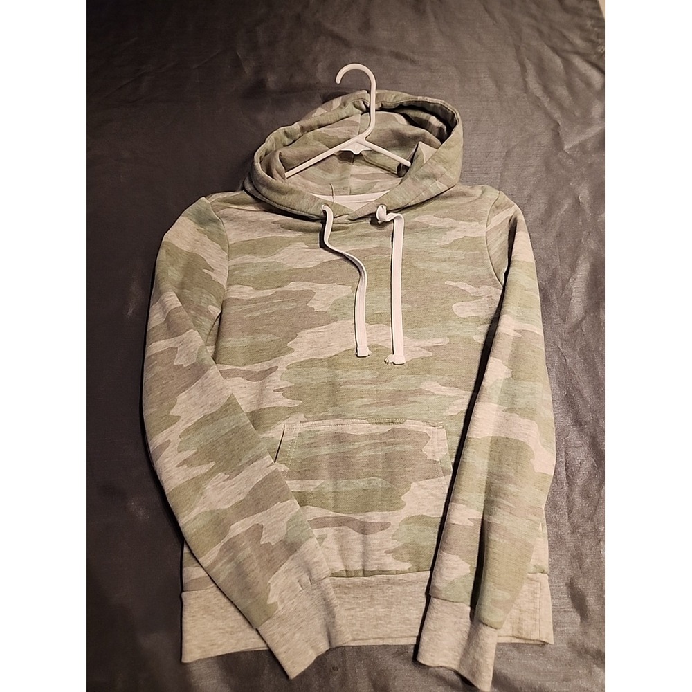 Reflex Camo Hoodie Mens Small Green Tan Camouflage‎ Pullover Sweatshirt